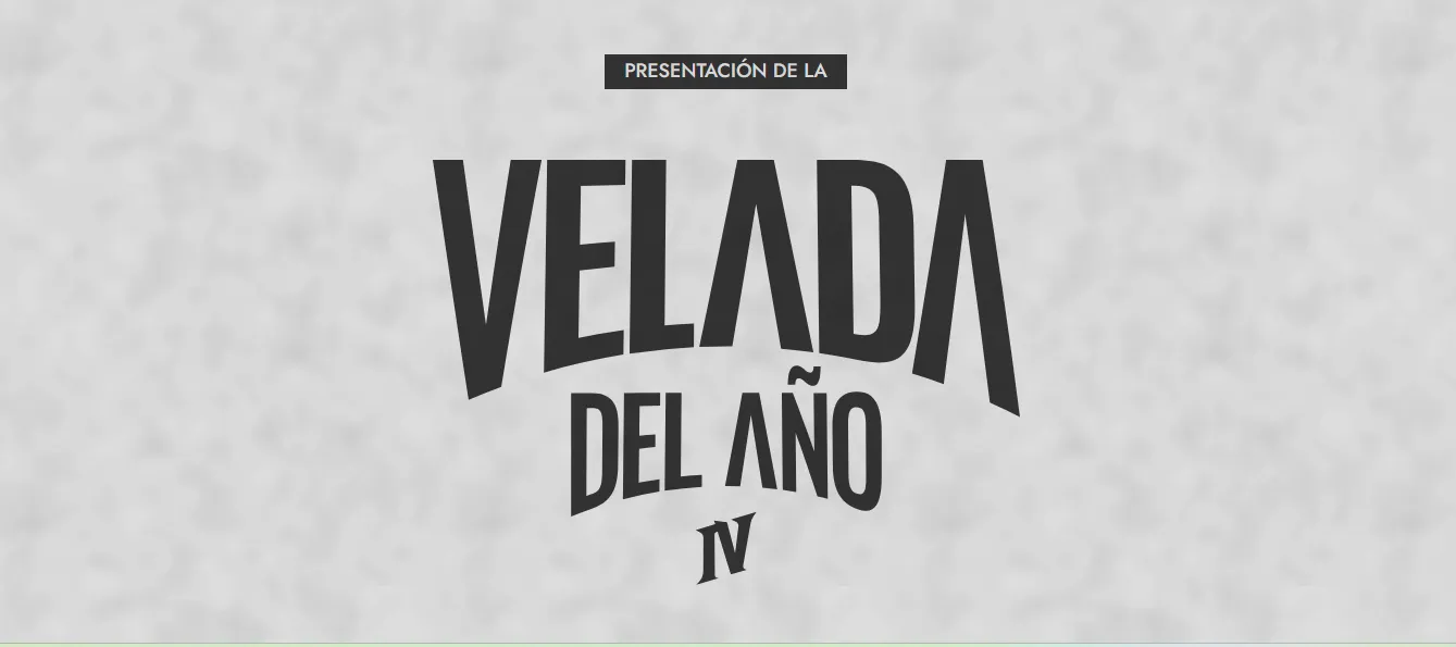 Landing page de la Velada IV